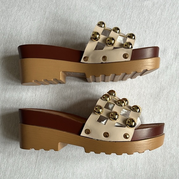 NWOT Felicity platform sandals, beach, vacation, summer sandals, slides size 9 - Picture 3 of 7